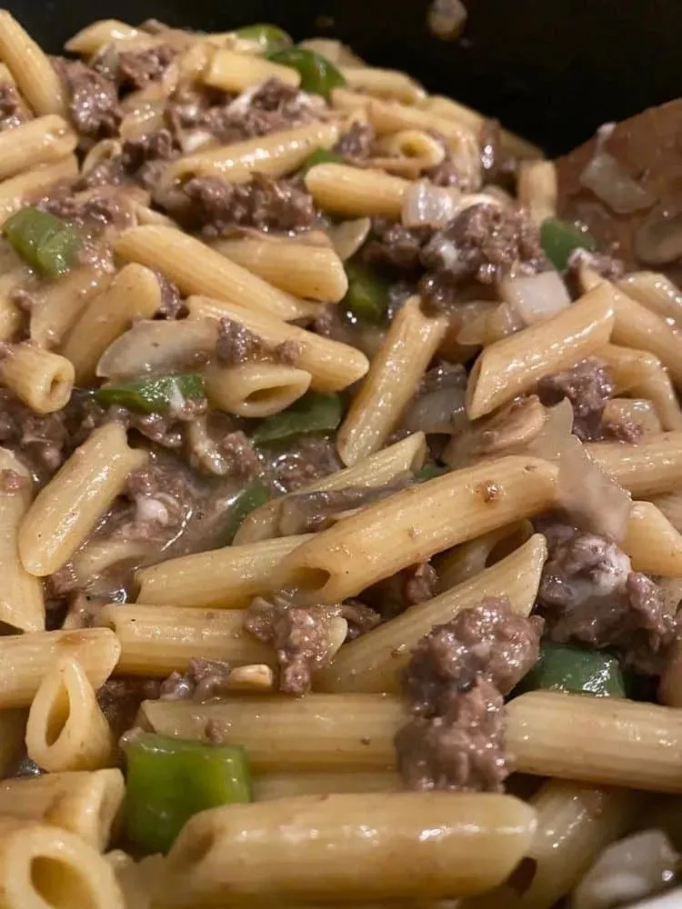 Titelbild für Philly Cheesesteak Pasta