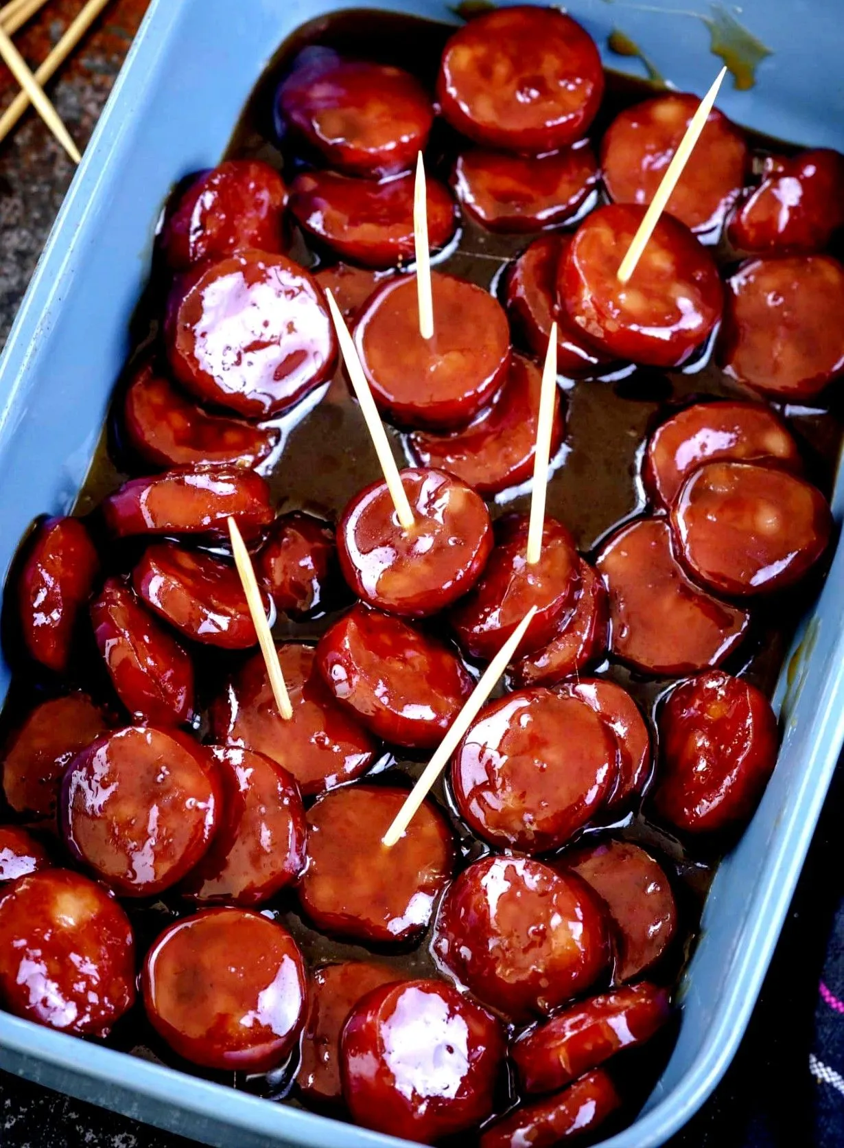 Titelbild für Crockpot Kielbasa Bites
