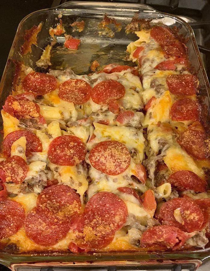 Titelbild für Pepperoni Pizza Casserole
