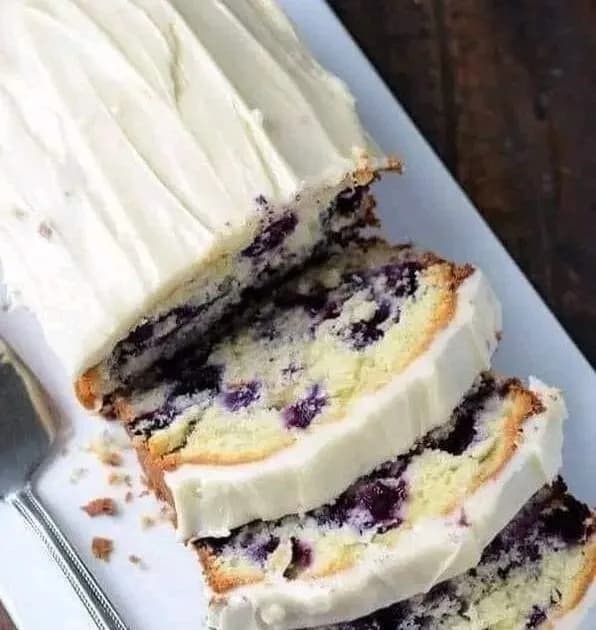 Titelbild für Homemade blueberry lime pound