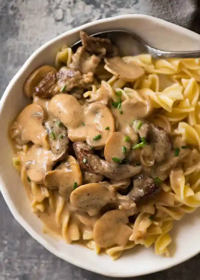 Titelbild für Beef Stroganoff