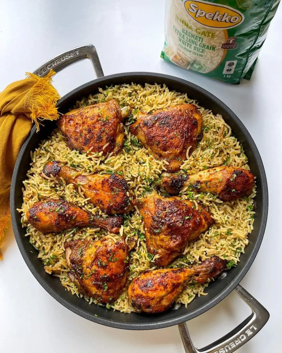 Titelbild für one pot meal tomato and rice chicken