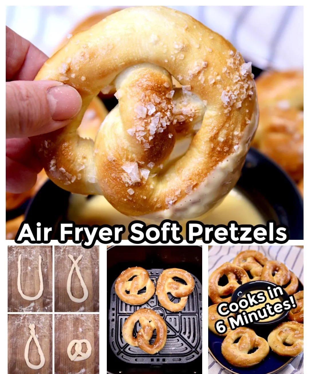 Titelbild für AIR FRYER SOFT PRETZELS