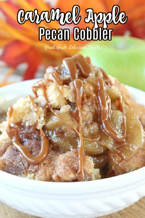 Titelbild für Caramel Apple Pecan Cobbler